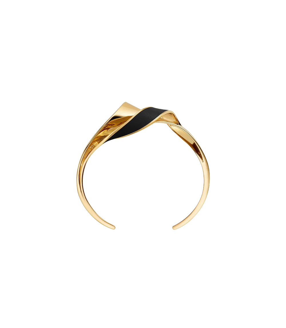 Éole Cuff-Edition Black Leather