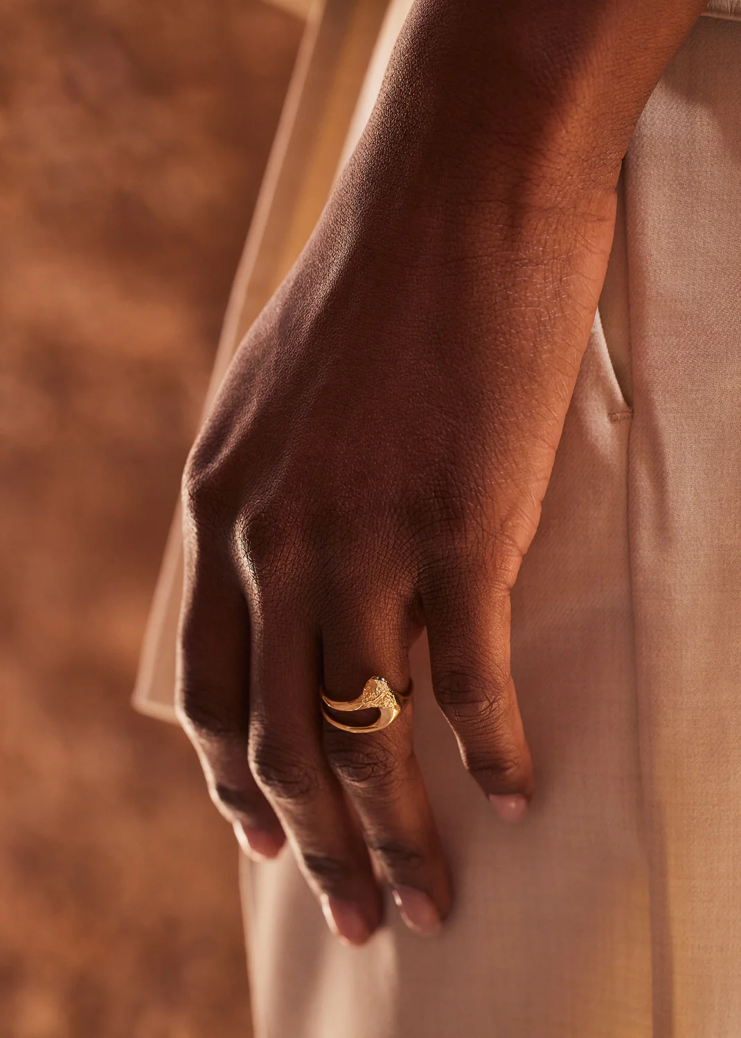 Eroz Fine Ring-Edition 24 carat gold gilded