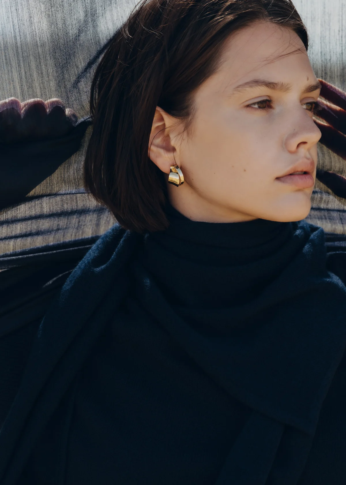 Éole Curled Earrings-Edition gilded edition