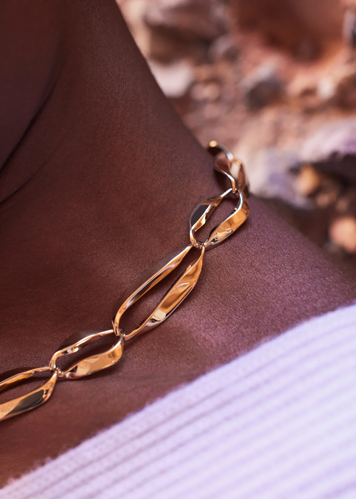 Éole Chain-Edition 24 carat gold gilded