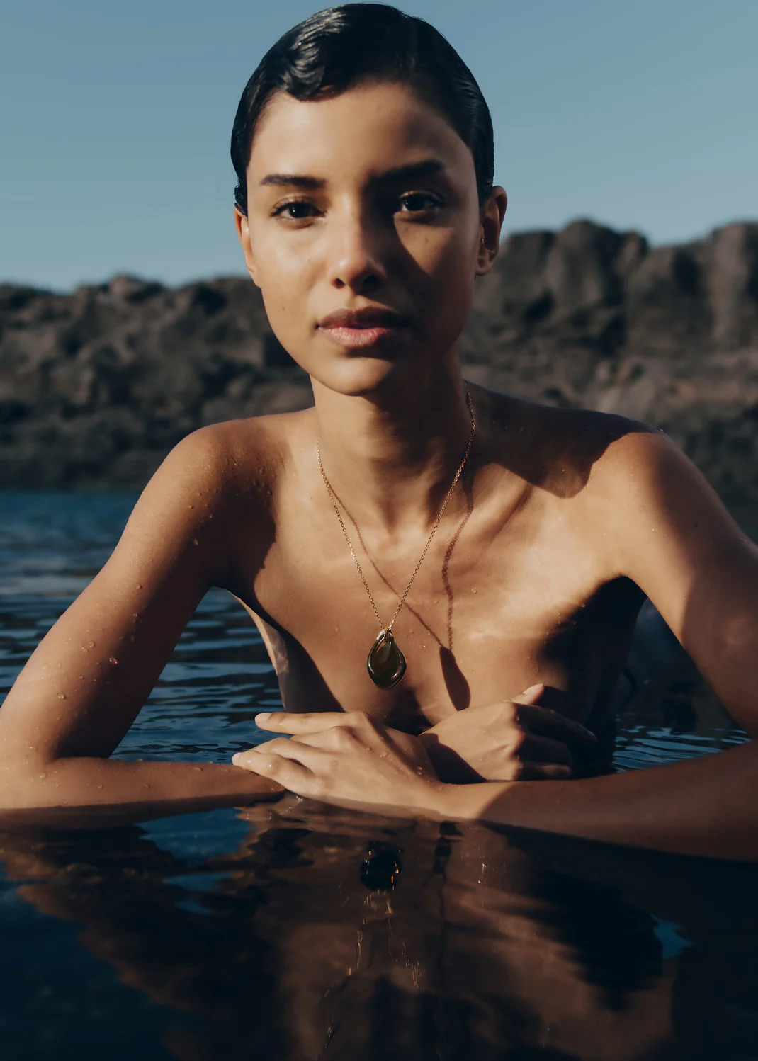 Pendant Naé-Edition Smoked glass