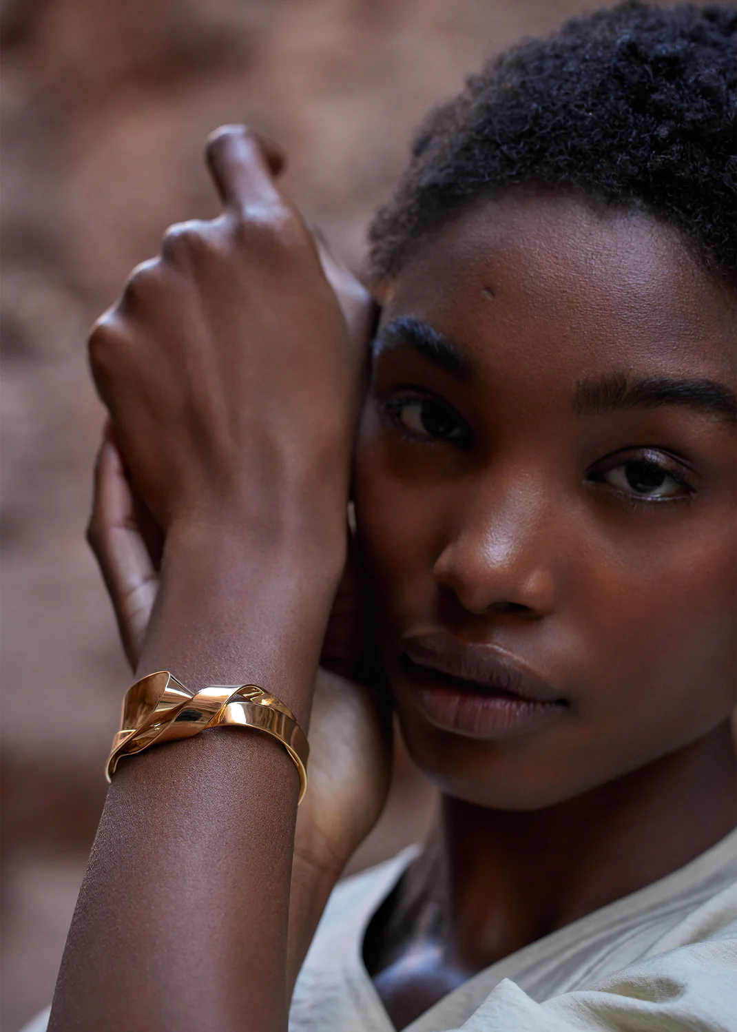 Éole Cuff-Edition 24 carat gold gilded