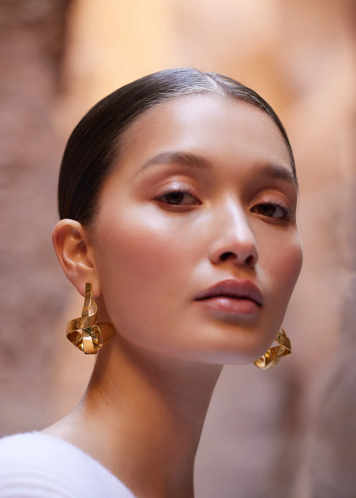 Éole Spiral Earrings-Edition gilded