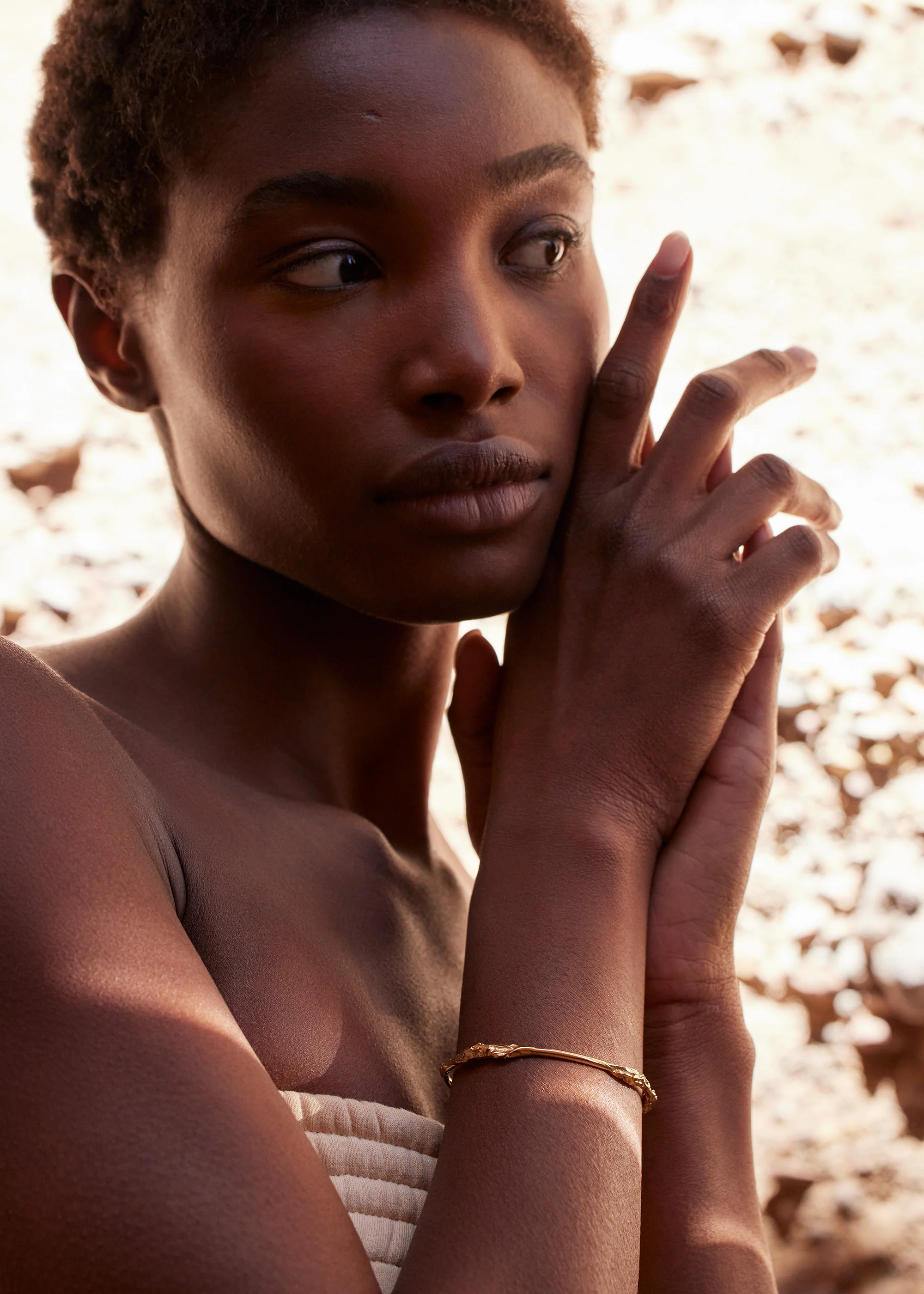 Éole Bangle-Edition 24 carat gold gilded