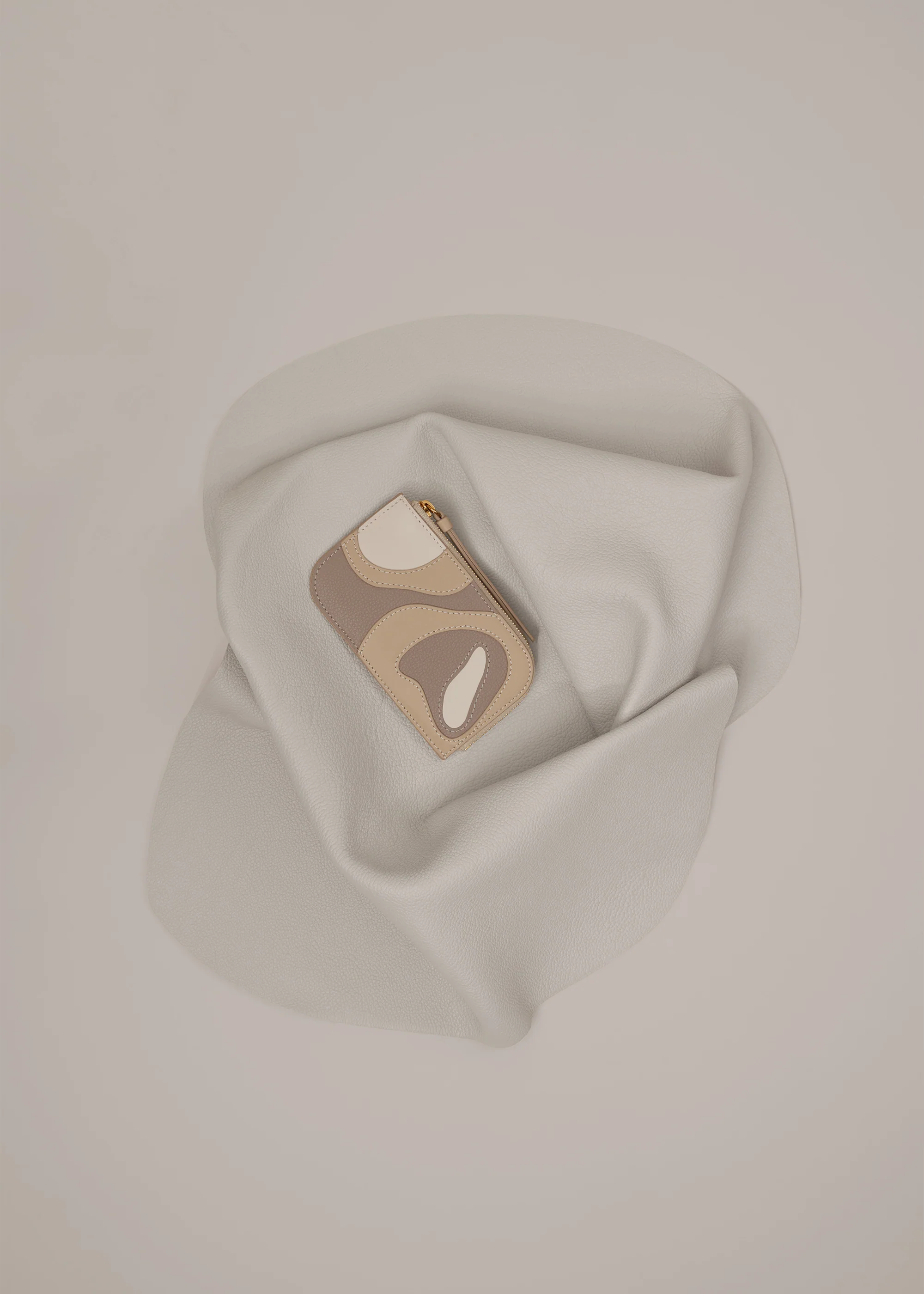 Atla Card Holder - Trio Taupe