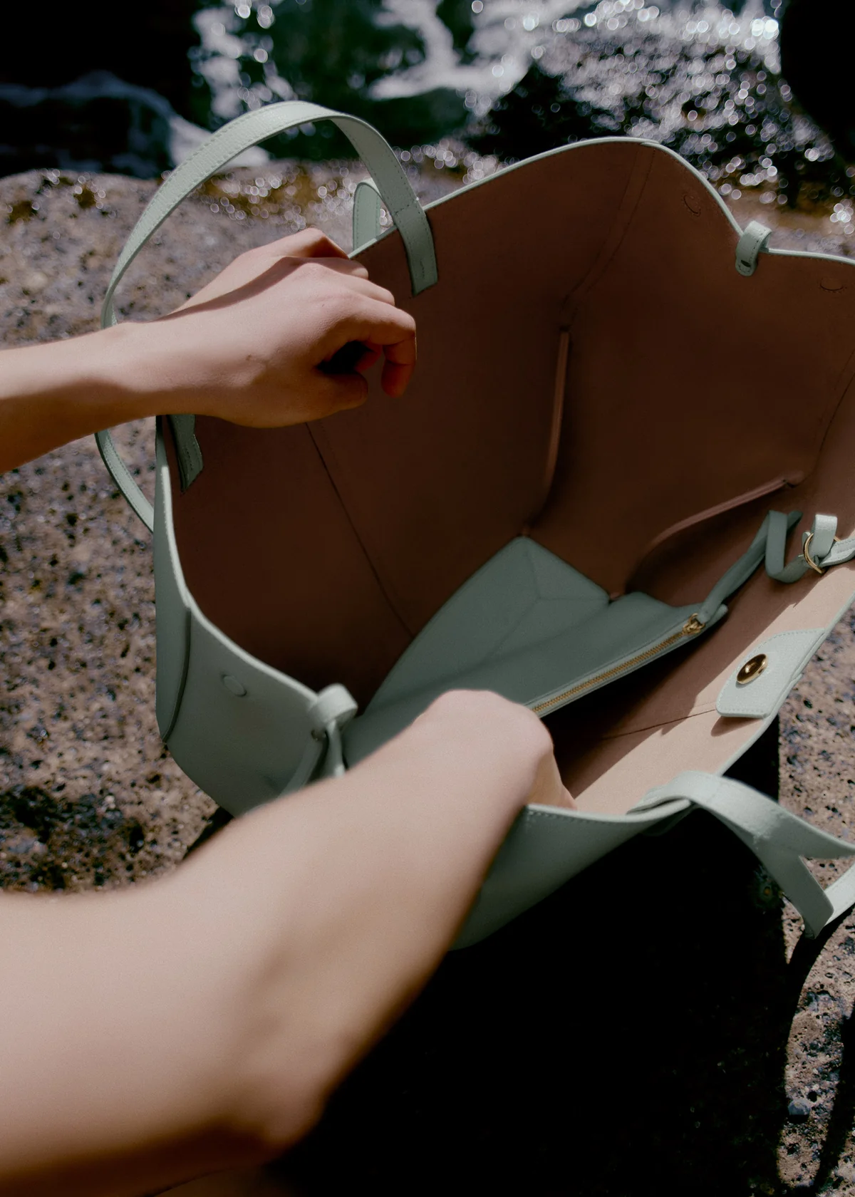 Cyme-Edition Textured Sea Foam