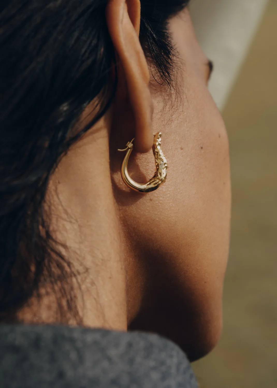 Eroz Slim Hoop Earrings-Edition gilded edition