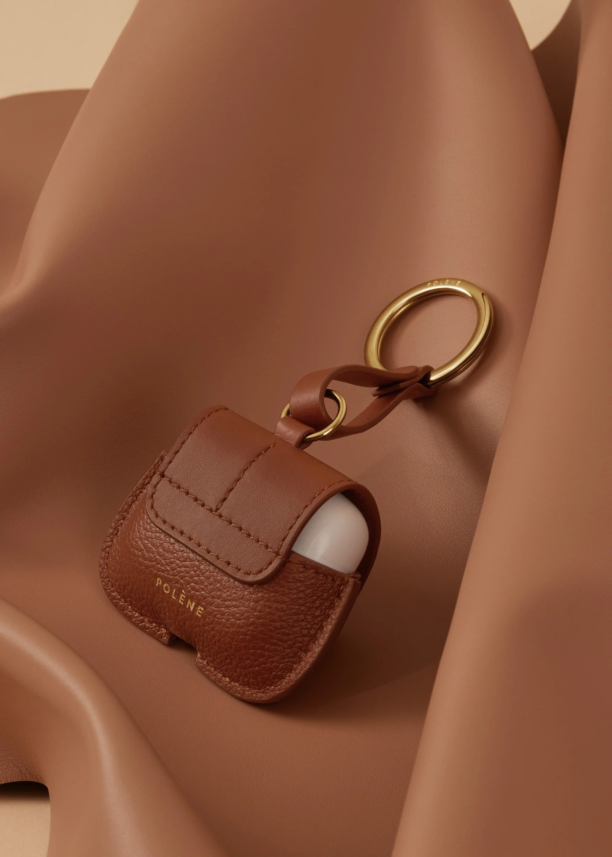 Airpods case - Duo Cognac
