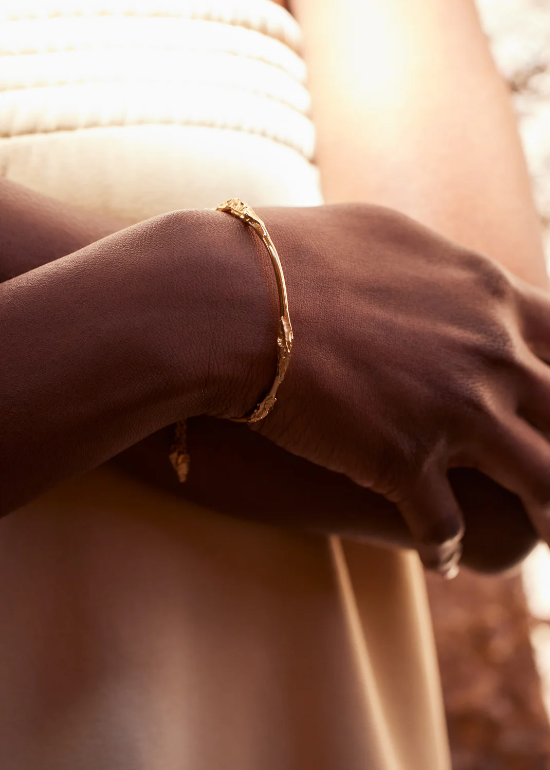 Éole Bangle-Edition 24 carat gold gilded