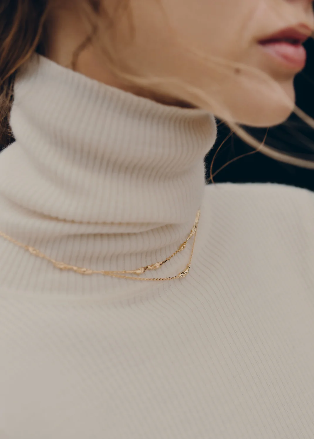 Eroz Double Chain-Edition 24 carat gold gilded