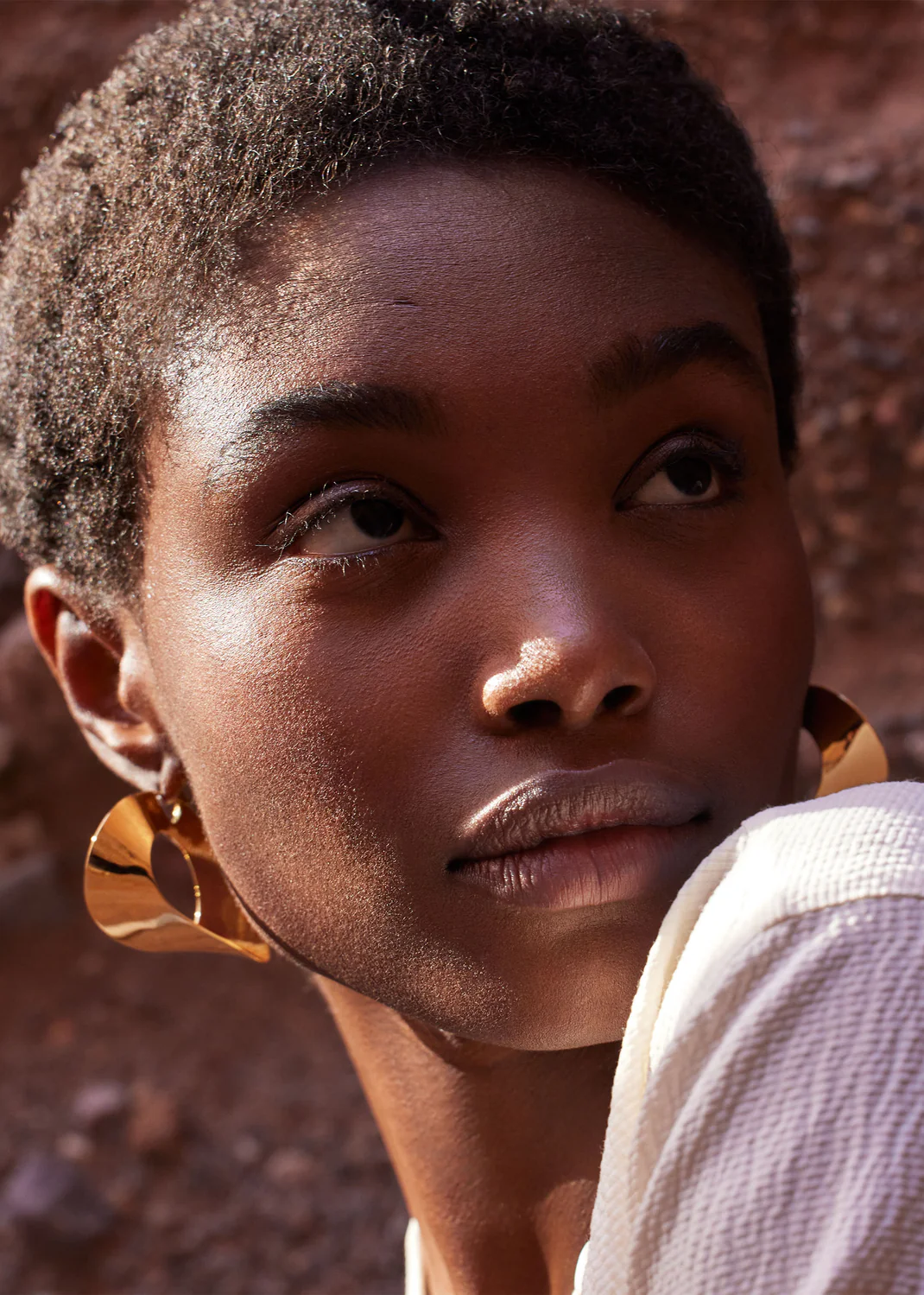 Éole Hoop Earrings-Edition 24 carat gold gilded