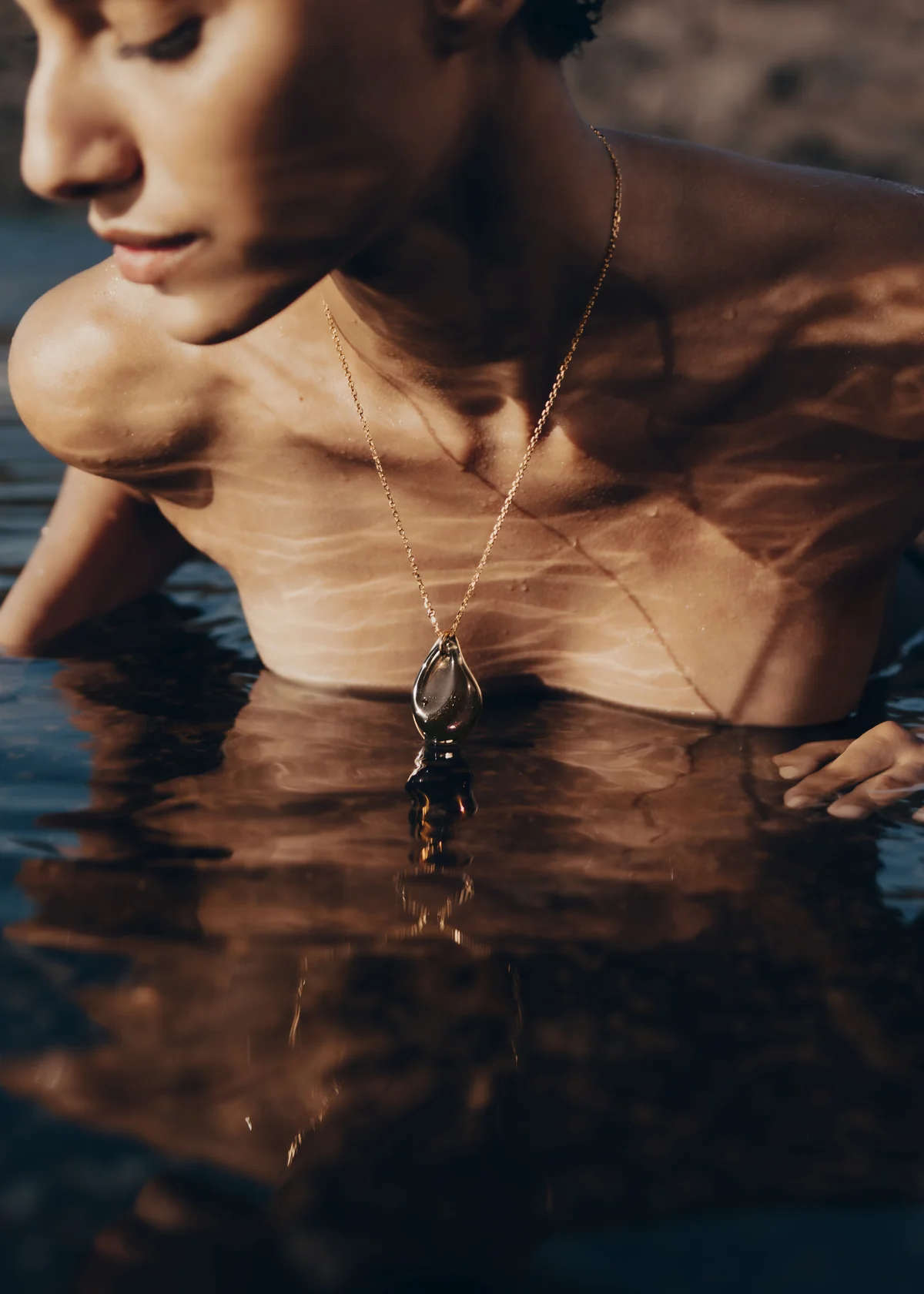 Pendant Naé-Edition Smoked glass