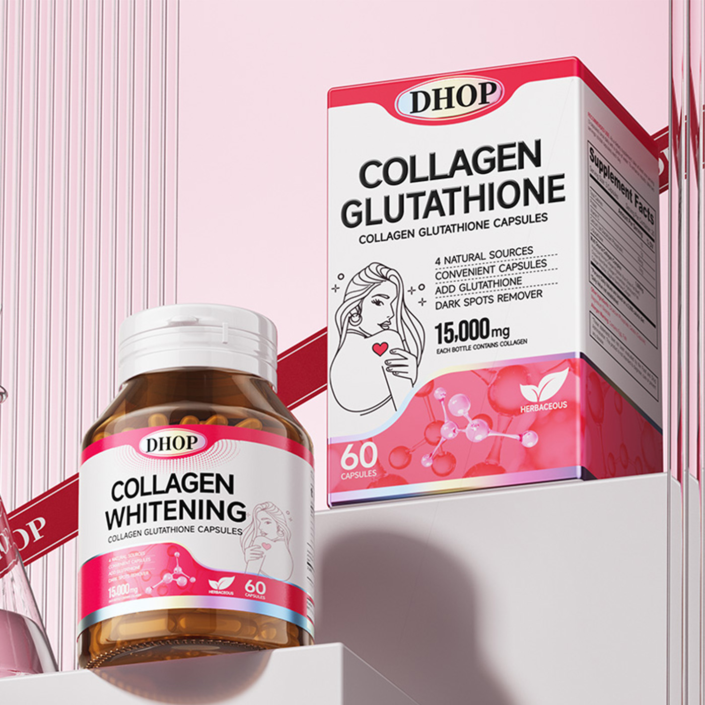 Collagen Glutathione Capsules(60pcs)