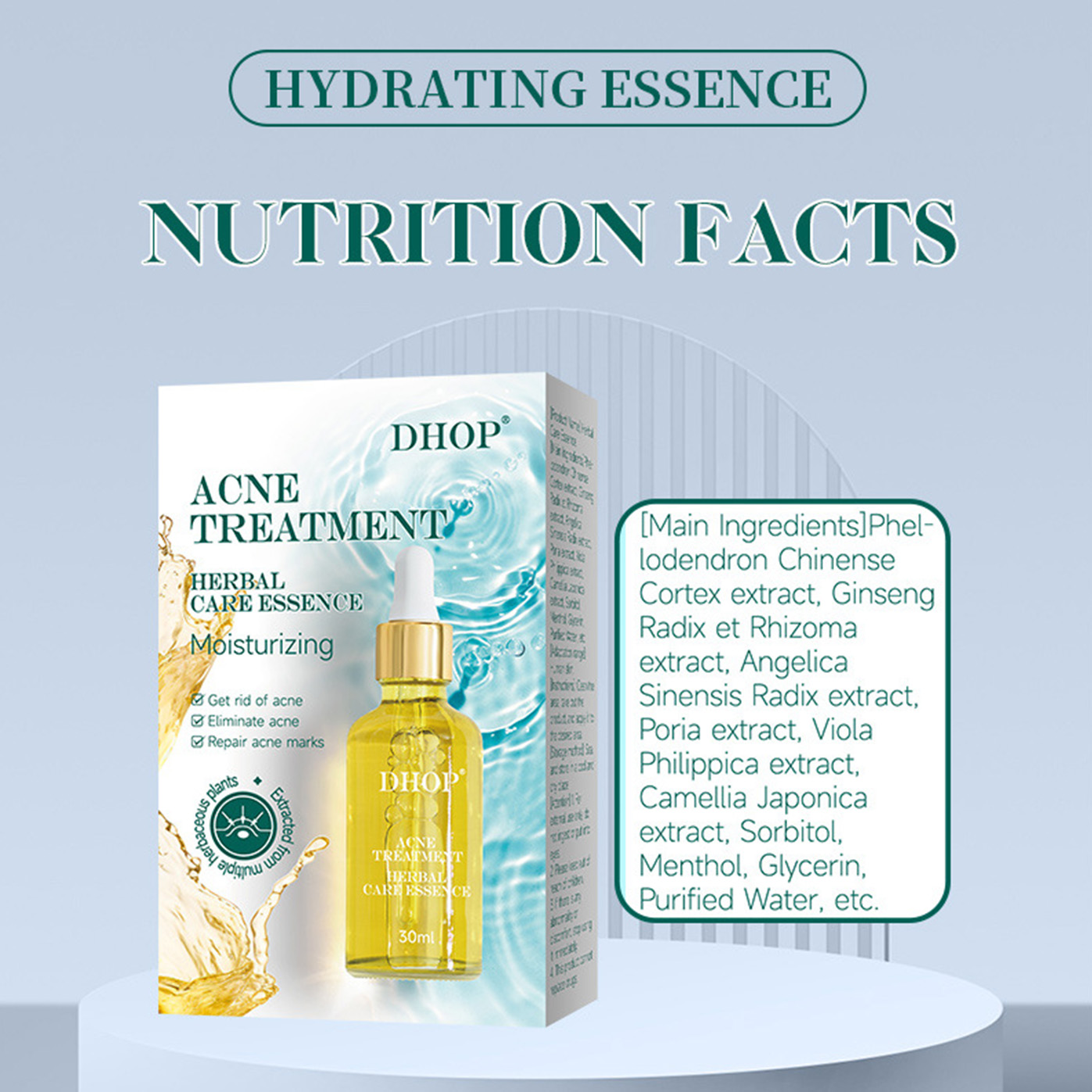 Acne Treatment Herbal Care Essence