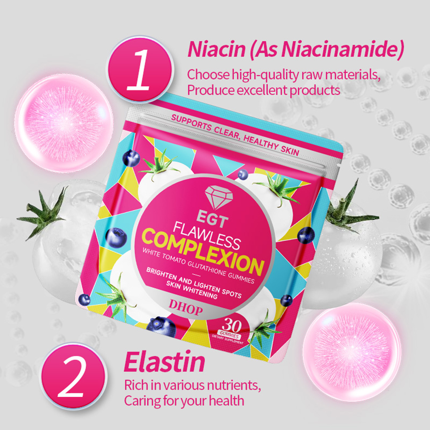 Glutathione Gummies for Flawless Complexion