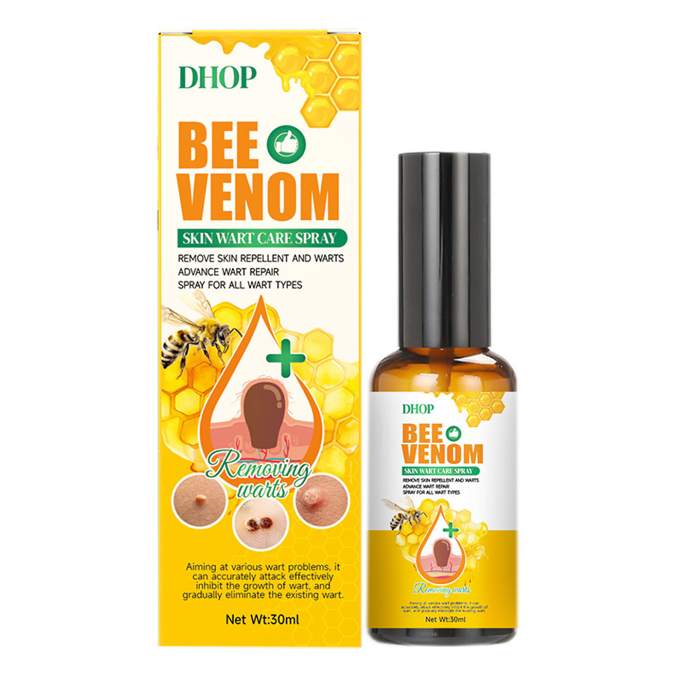 Bee Venom Skin Wart Care Spray