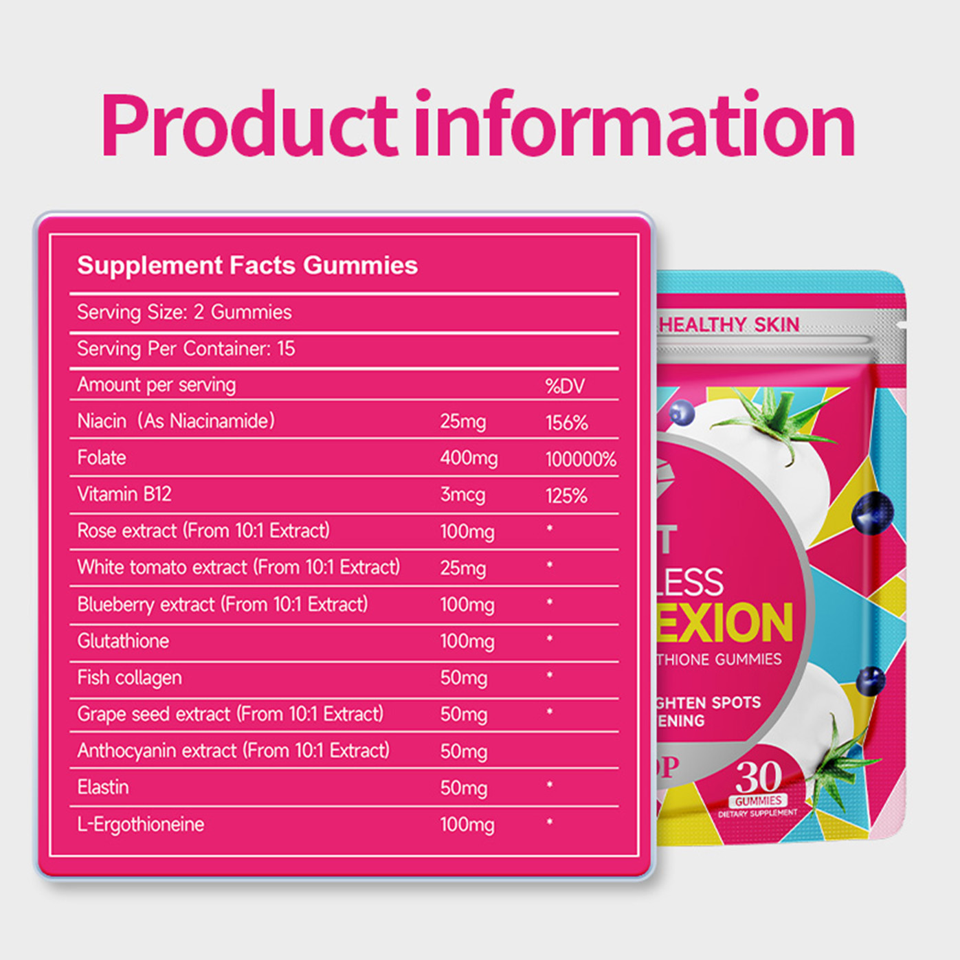 Glutathione Gummies for Flawless Complexion