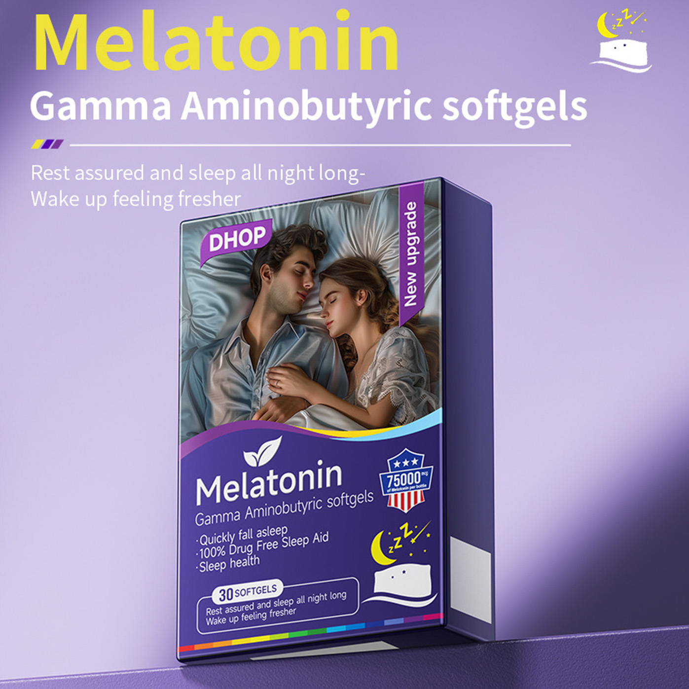 Melatonin Gamma Aminobutyric Softgels