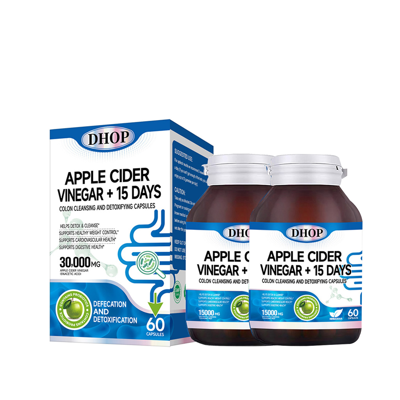 Apple Cider Vinegar 15days for Colon Cleansing And Detoxifying