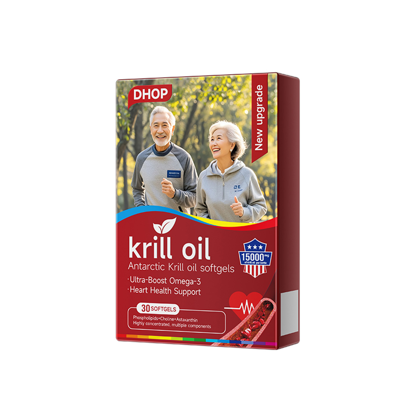 Antarctic Krill Oil Softgelss – Heart & Brain Shield