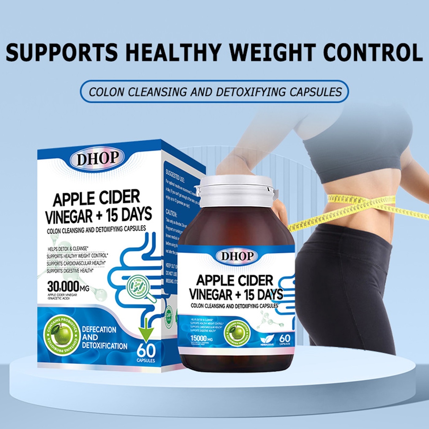 Apple Cider Vinegar 15days for Colon Cleansing And Detoxifying