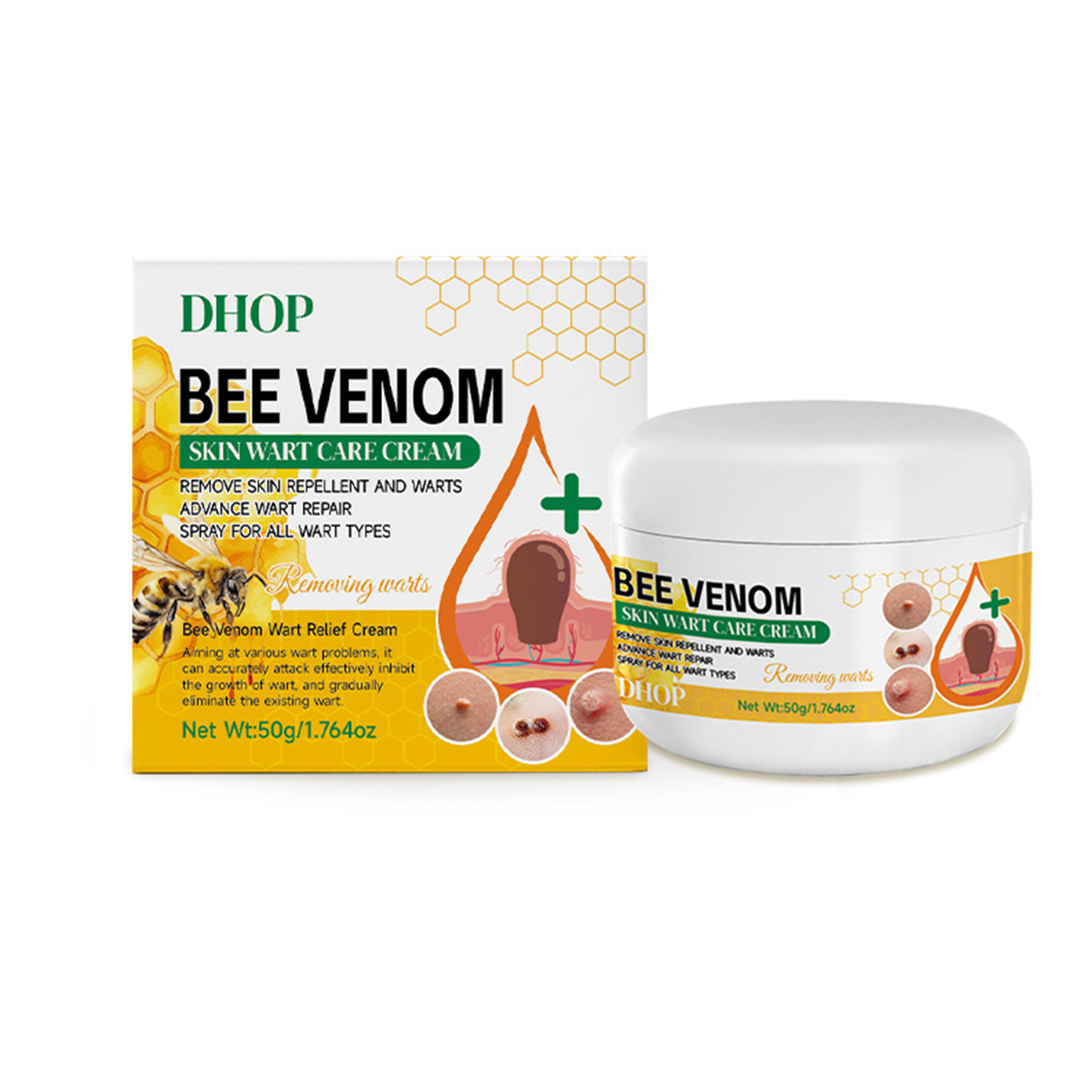 Bee Venom Skin Wart Care Cream