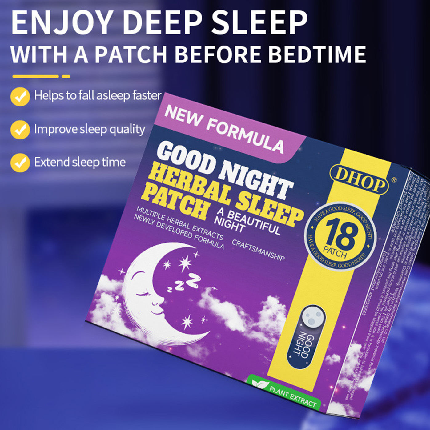 Sleep Ease Herbal Patch for Insomnia Relief