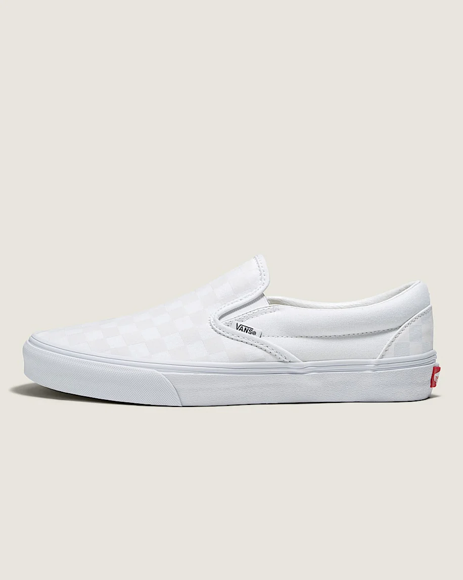 Customs Classic Slip-On Checkerboard Wide Shoe