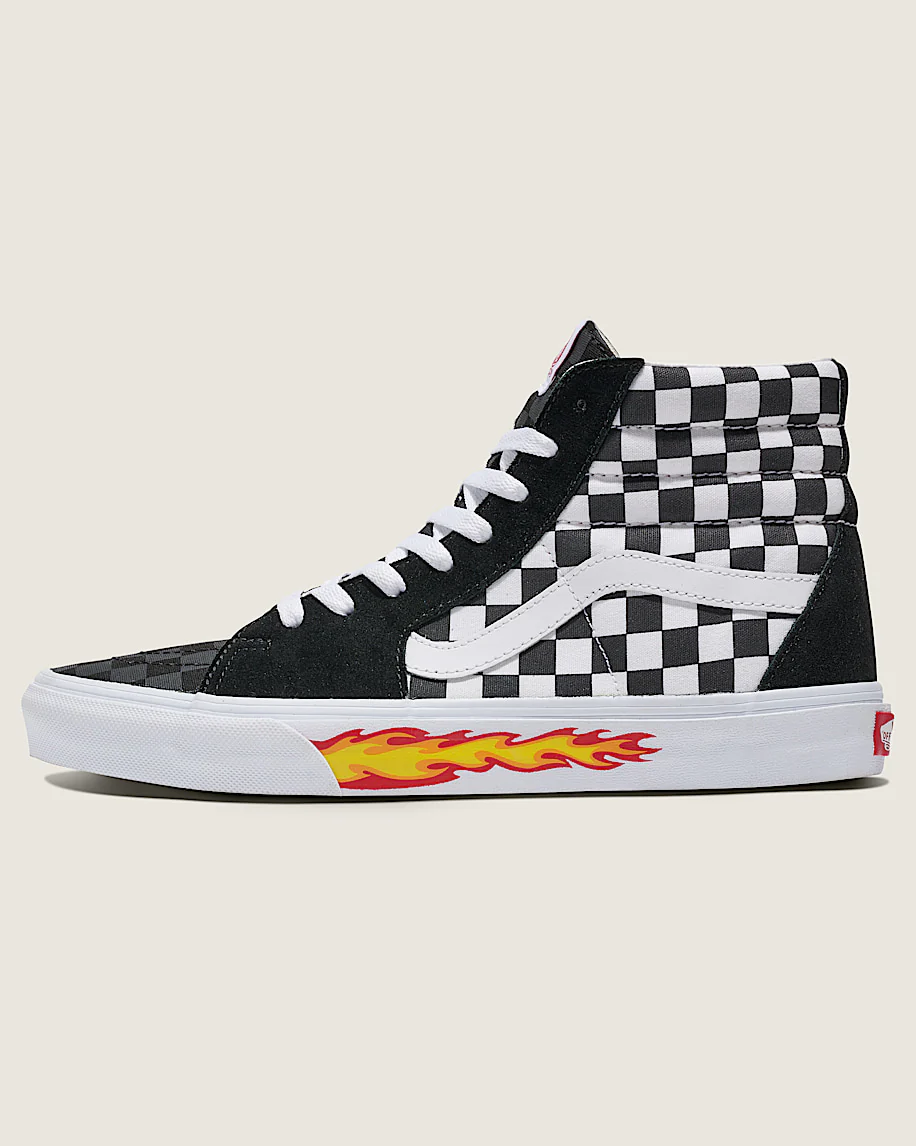 Customs Sk8-Hi Checkerboard Shoe