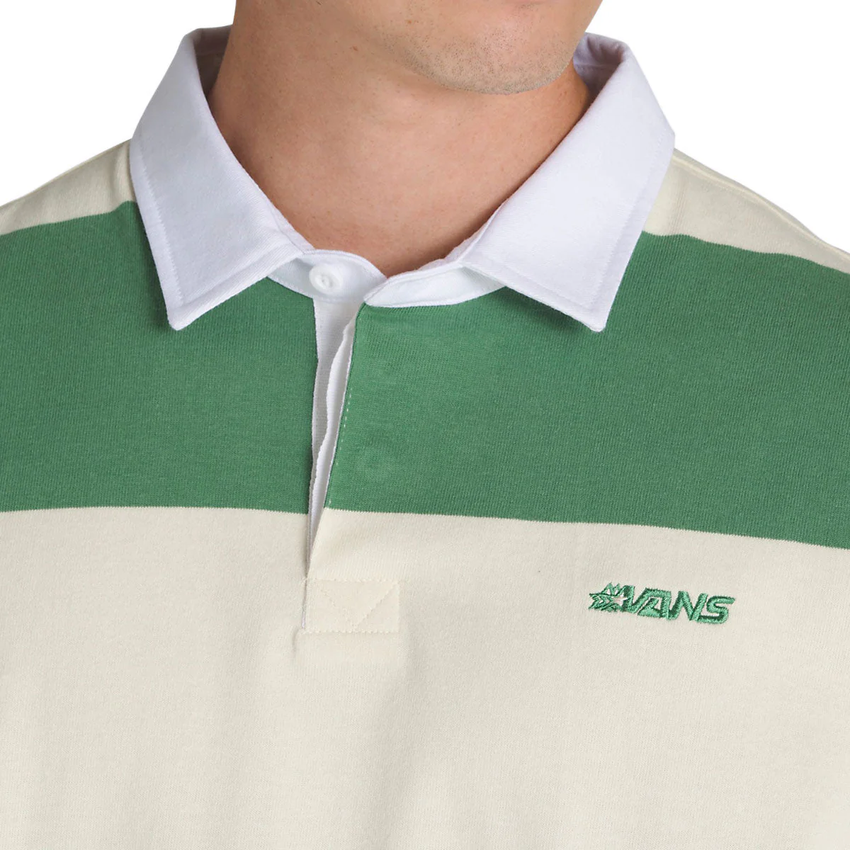 Vans Ward Stripe Rugby Long Sleeve Knit Shirt