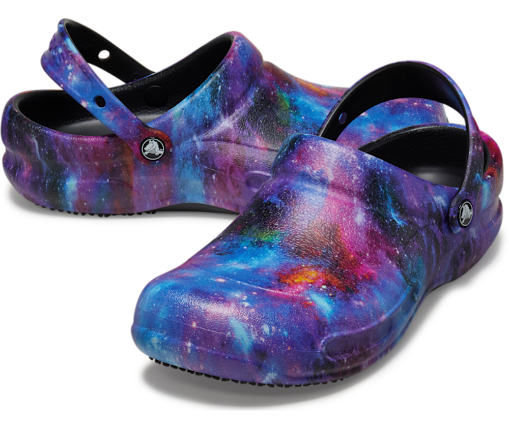 Bistro Graphic Slip Resistant Work Clog