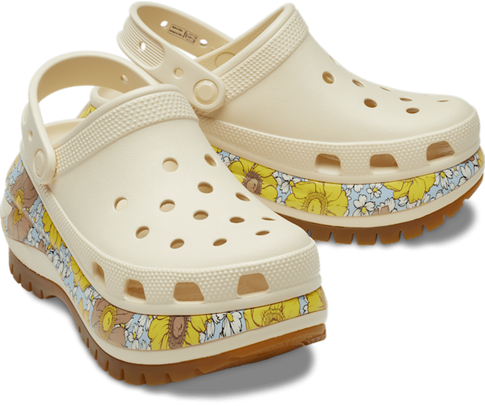 Mega Crush Retro Floral Clog
