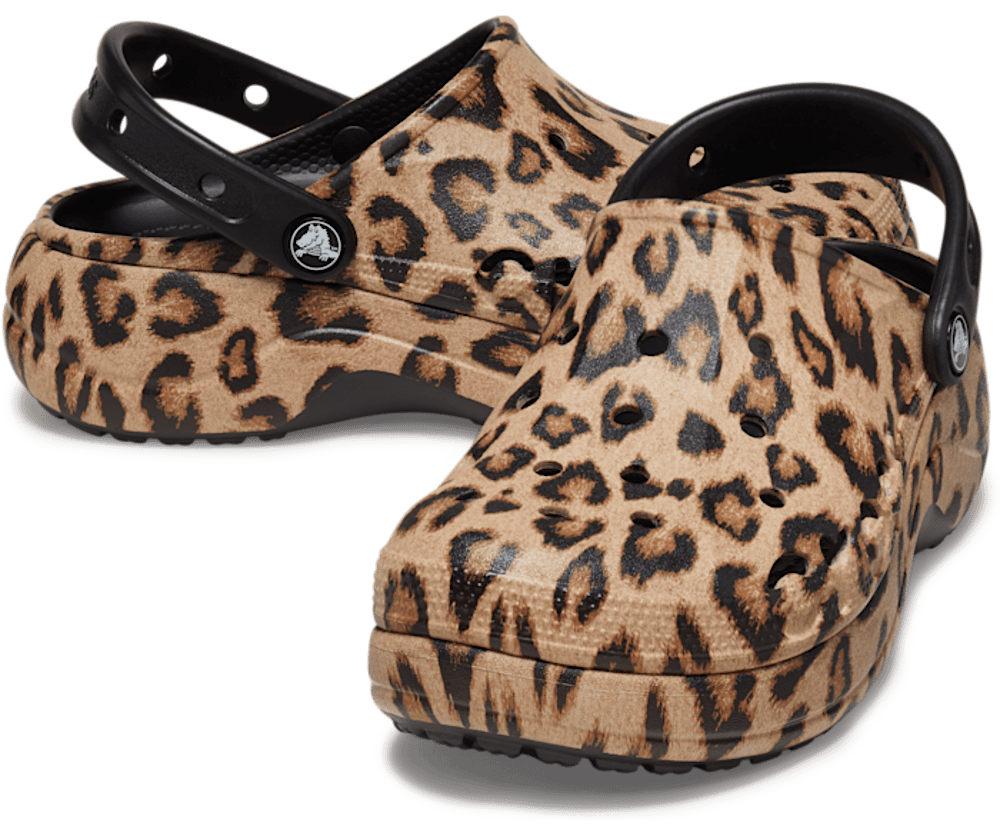 Baya Platform Animal Print Clog