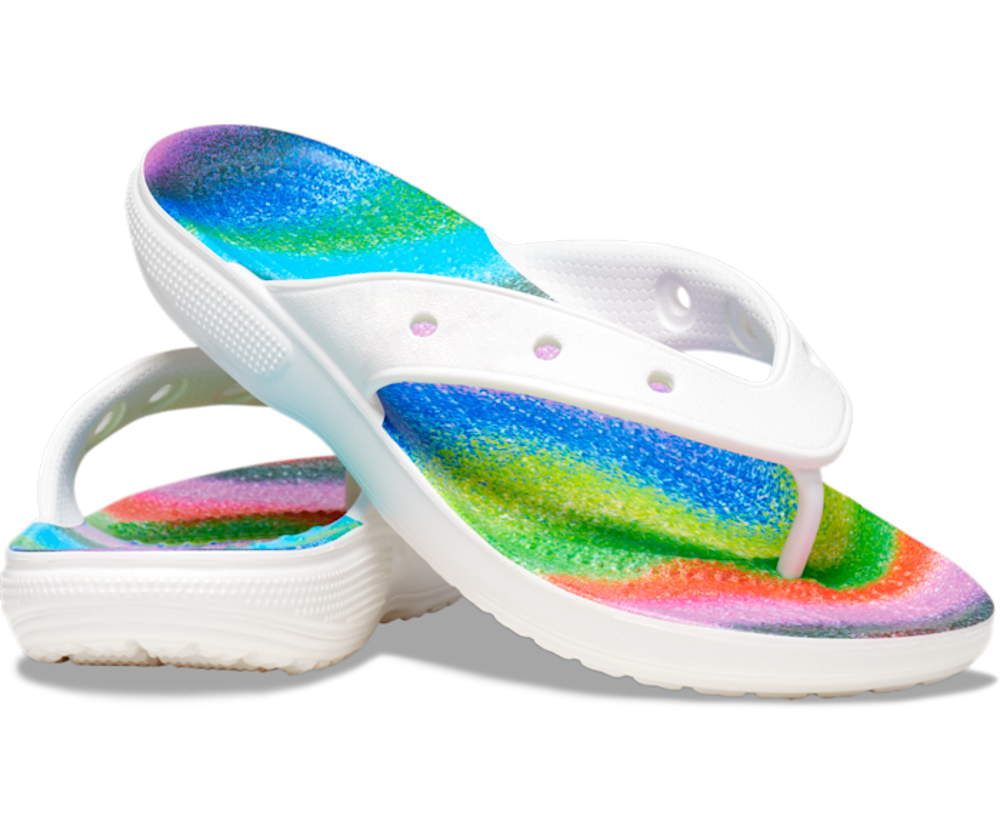 Classic Crocs Spray Dye Flip