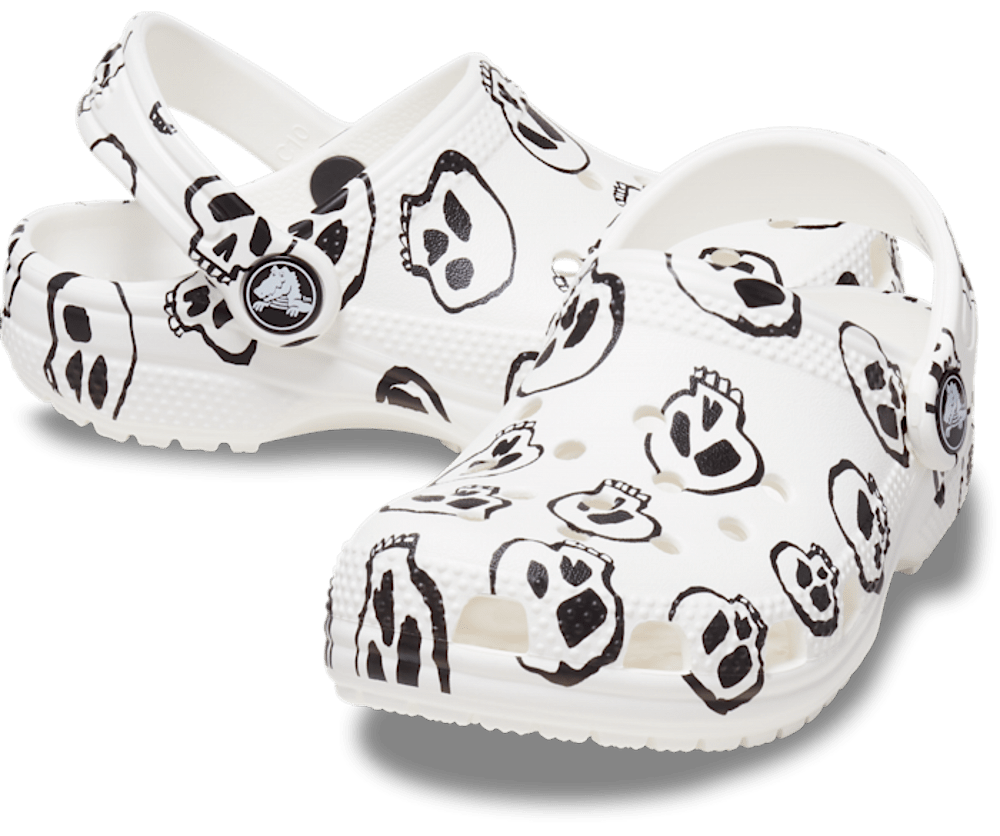 Toddler Classic Skull Print Clog