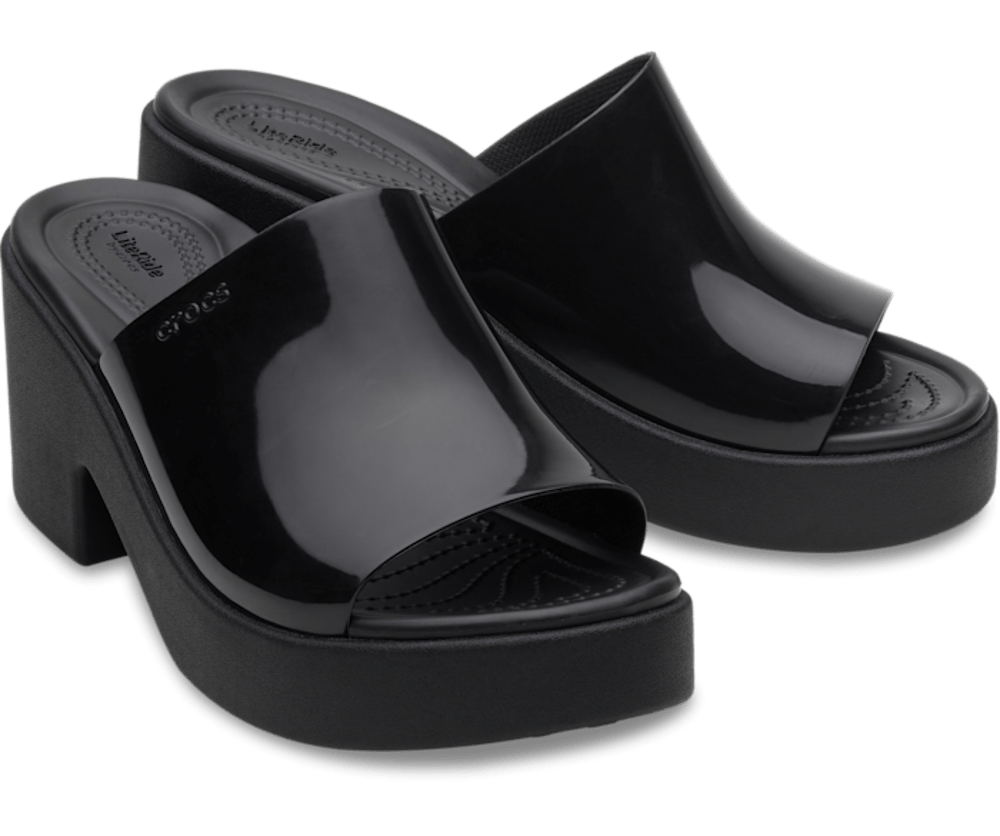 Brooklyn Slide High Shine Heel