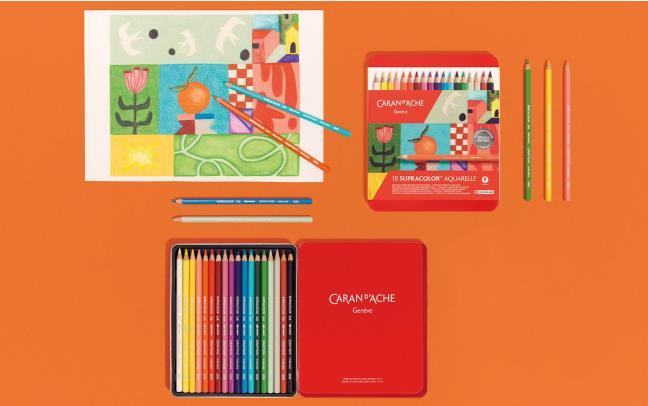 Box of 18 Supracolor™ Aquarelle Colours - Special Edition
