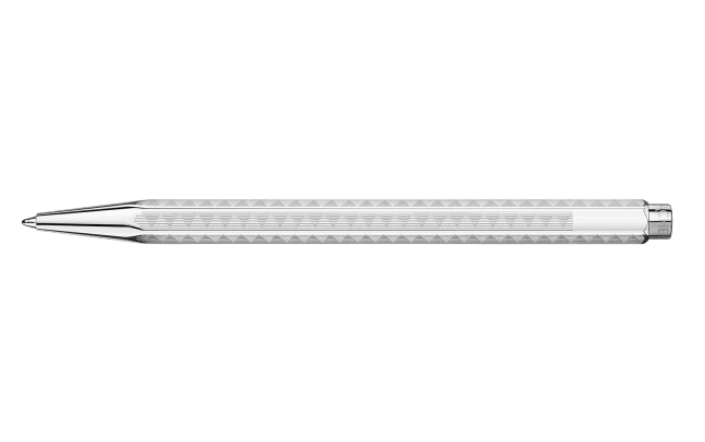 ECRIDOR™ PEAK Platinum Set Ballpoint Pen & Leather Case – Special Edition