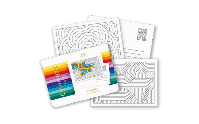 COLOUR TREASURE Colouring Postcards (Limited Edition)