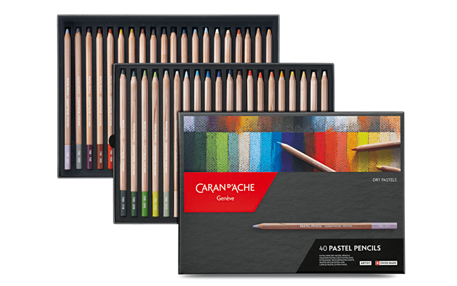 Box of 40 Colours PASTEL PENCILS