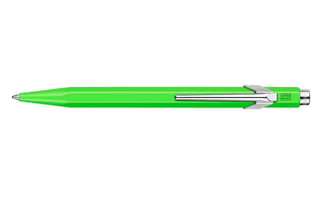 Box of 10 Ballpoint Pens 849™ FLUO Green