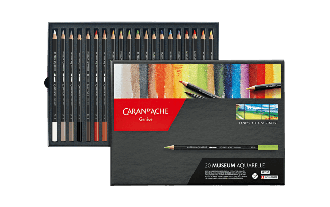 Landscape Box of 20 Colours MUSEUM Aquarelle