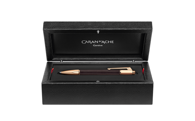 Rose-Gold Plated VARIUS™ EBONY Ballpoint Pen