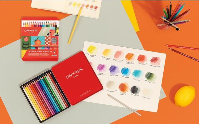 Box of 18 Supracolor™ Aquarelle Colours - Special Edition