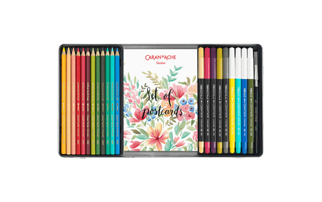 Botanical colouring and lettering set by Julie Thomas + 1 online class