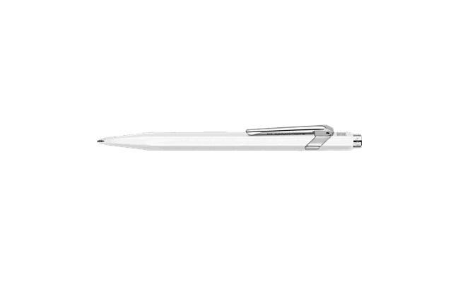 849™ POPLINE White Ballpoint Pen, with Holder