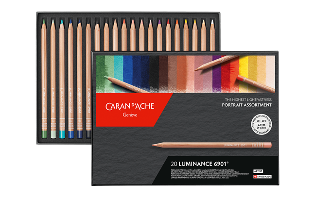 Box of 20 Colours LUMINANCE 6901™ - « Portrait » assortment