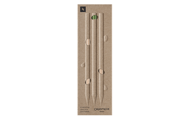 Set of 3 NESPRESSO Graphite Pencils 2nd Special Edition
