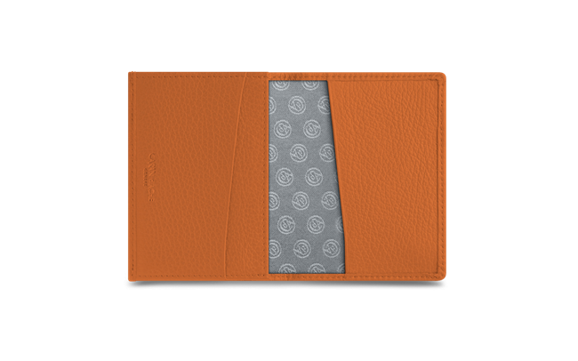 LÉMAN SAFFRON business card holder