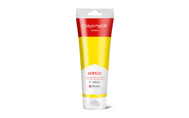 ACRYLIC 250 ml Primary Yellow